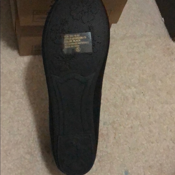 5⭐️Black elastic ankle strap ballet flat- Shoe - Picture 6 of 6